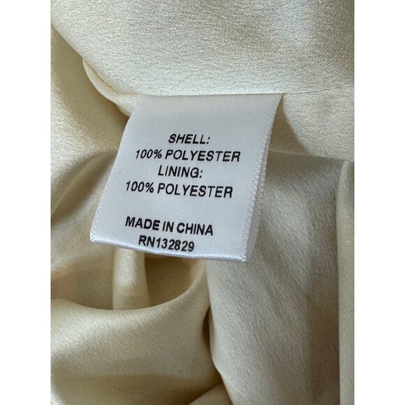 Camila Coelho Bailee Midi Slip Dress Womens L Brown Zebra Animal Print Slit - Picture 13 of 15